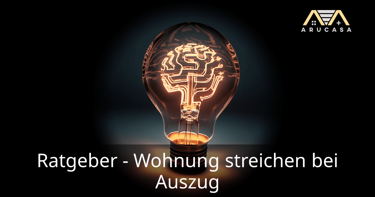 Wohnung streichen bei Auszug